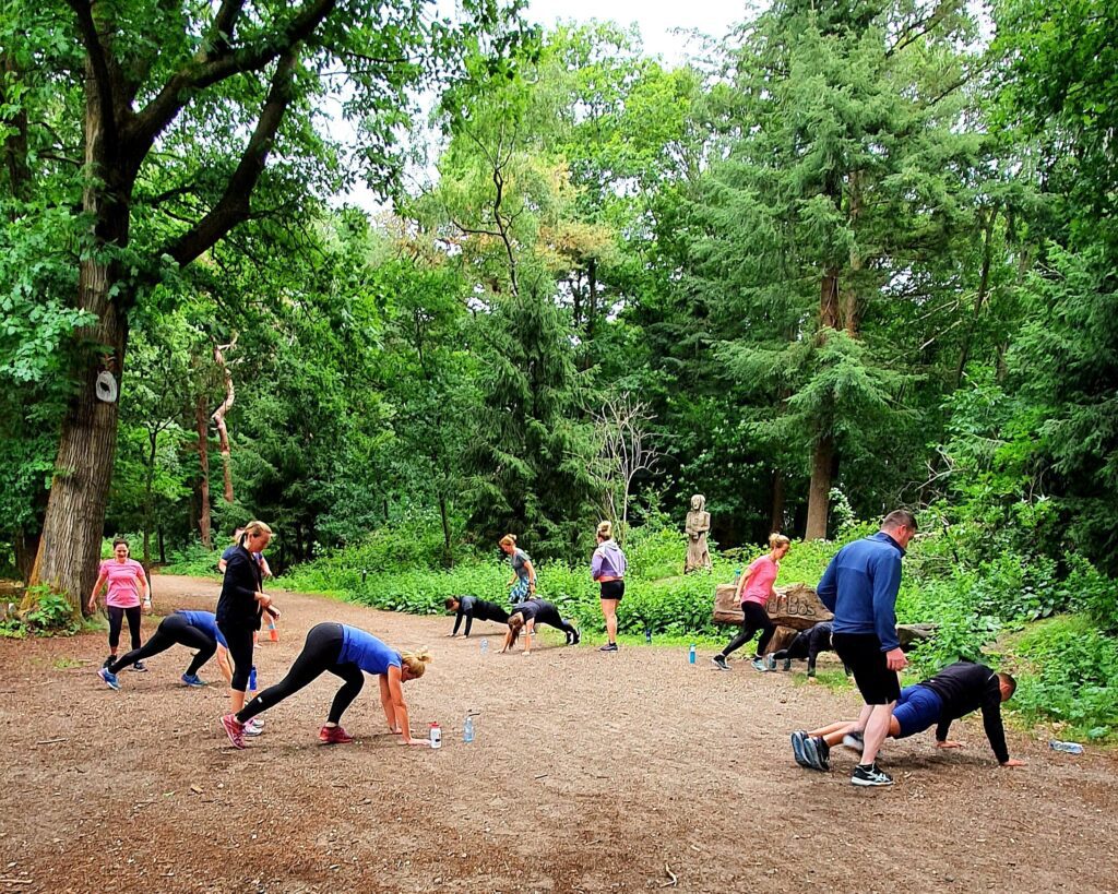 Bootcamp in the forrest with Bootcamp Coach Ibiza