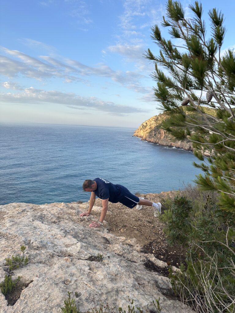 Personal Trainer Tim on Ibiza with bootcampcoachIbiza