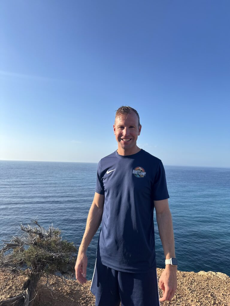 Personal Trainer Tim on Ibiza with bootcampcoachIbiza